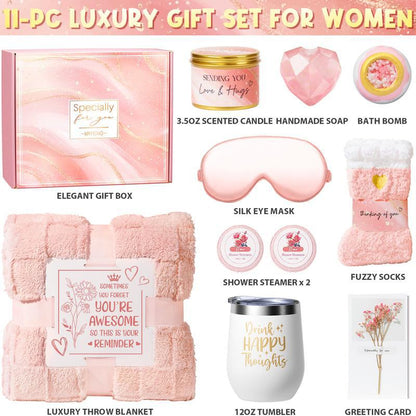 Christmas Halloween Relax Gift Basket Women Rose Cash Gift Box