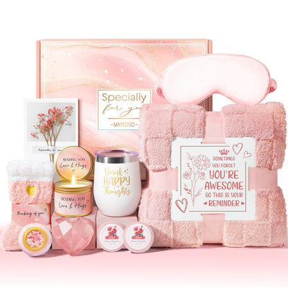 Christmas Halloween Relax Gift Basket Women Rose Cash Gift Box