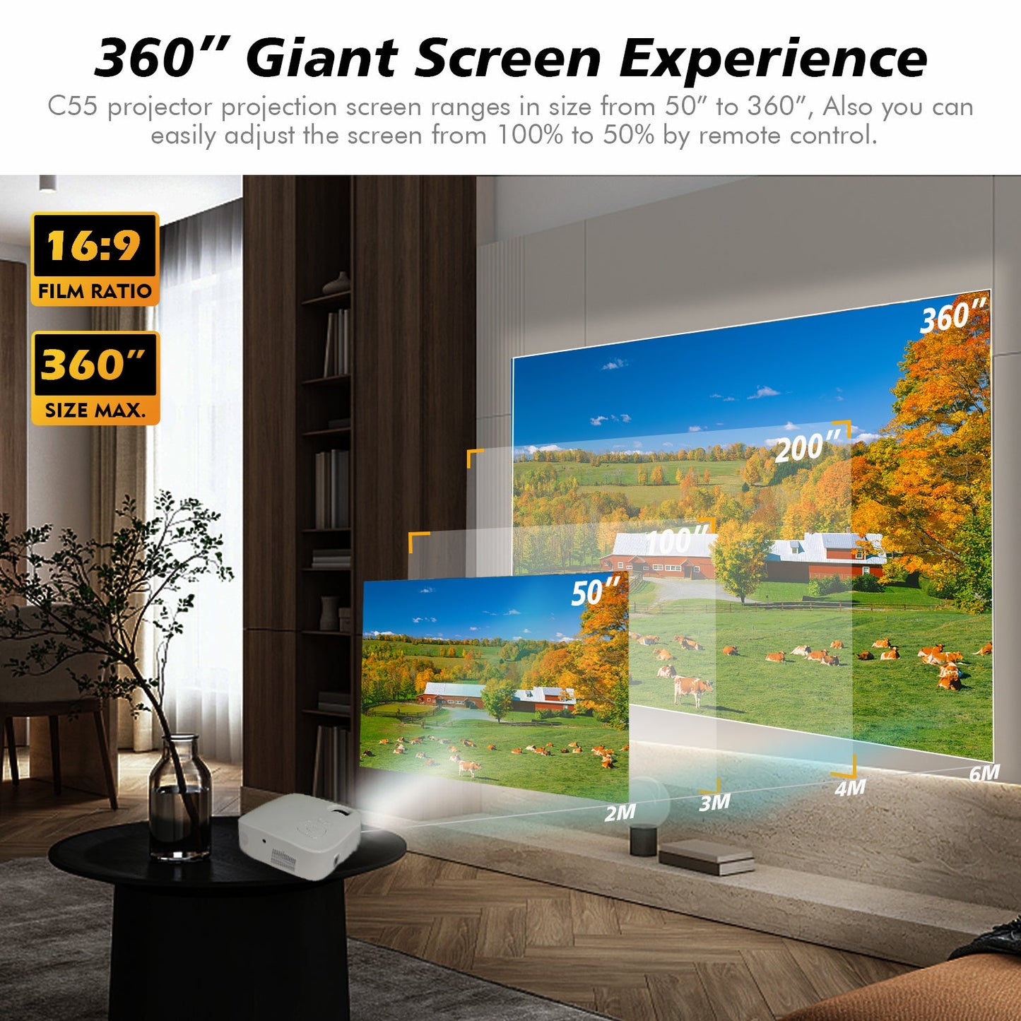 Ultra Bright 4K Projector