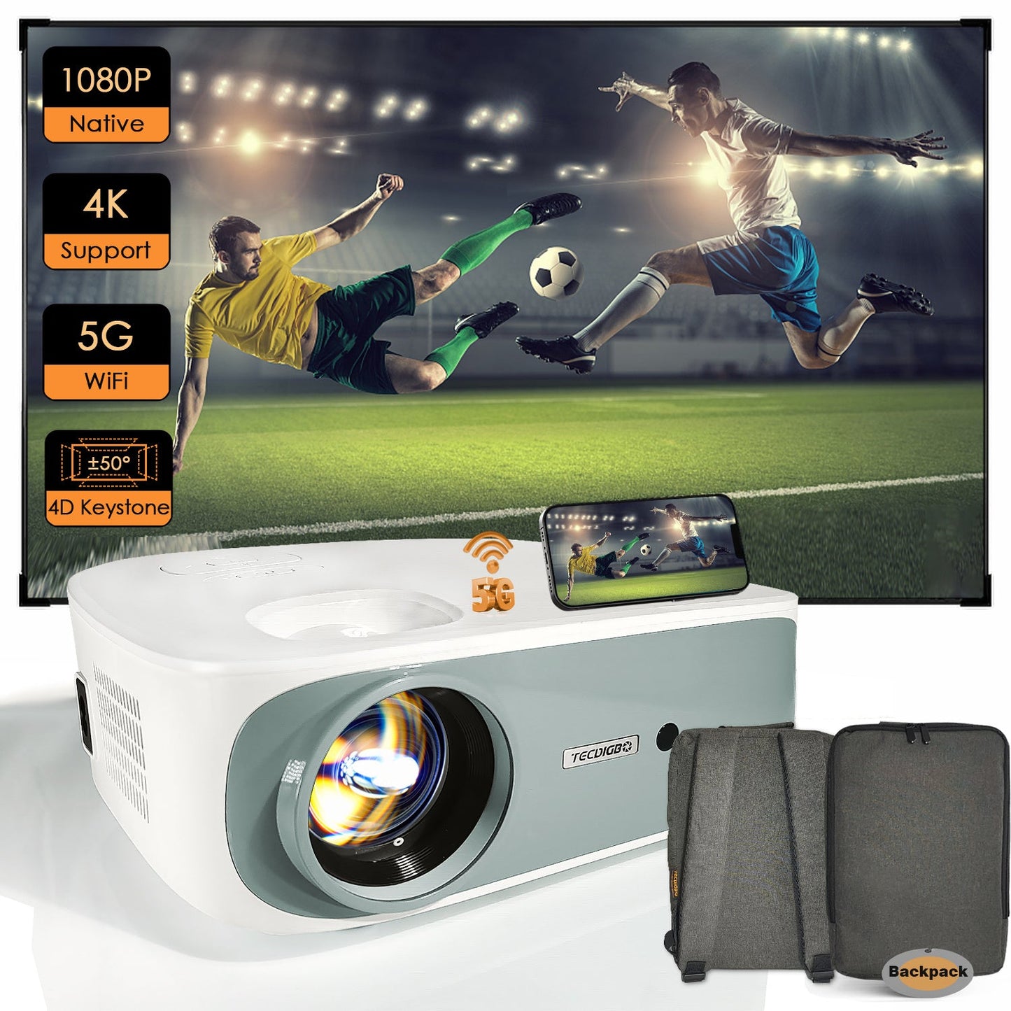 Ultra Bright 4K Projector