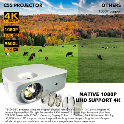 Ultra Bright 4K Projector