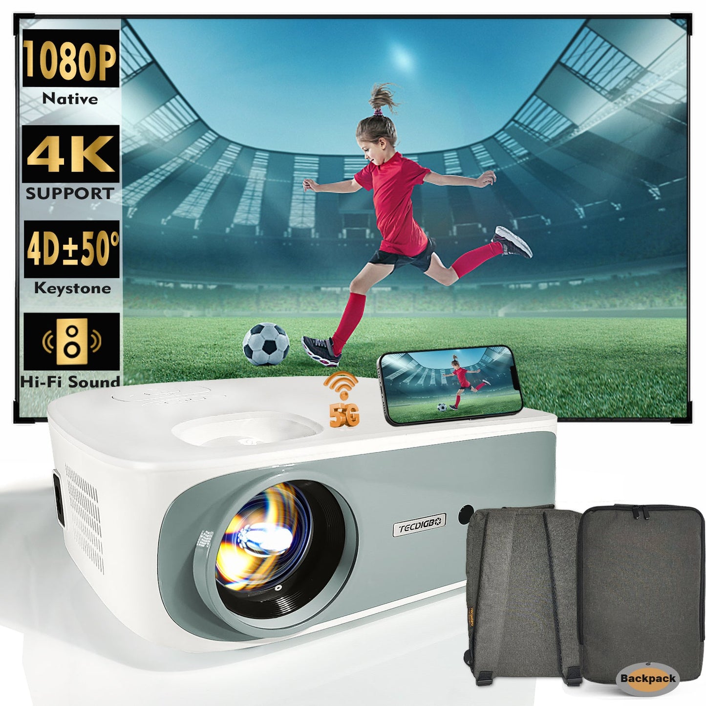 Ultra Bright 4K Projector